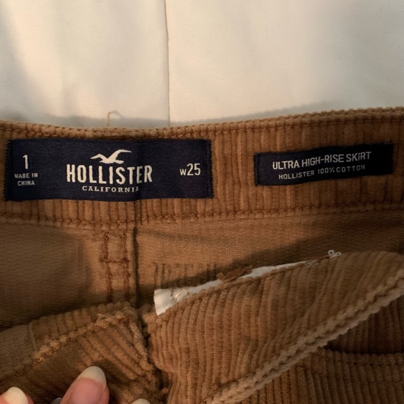 Brown corduroy skirt - Picture 5 of 6